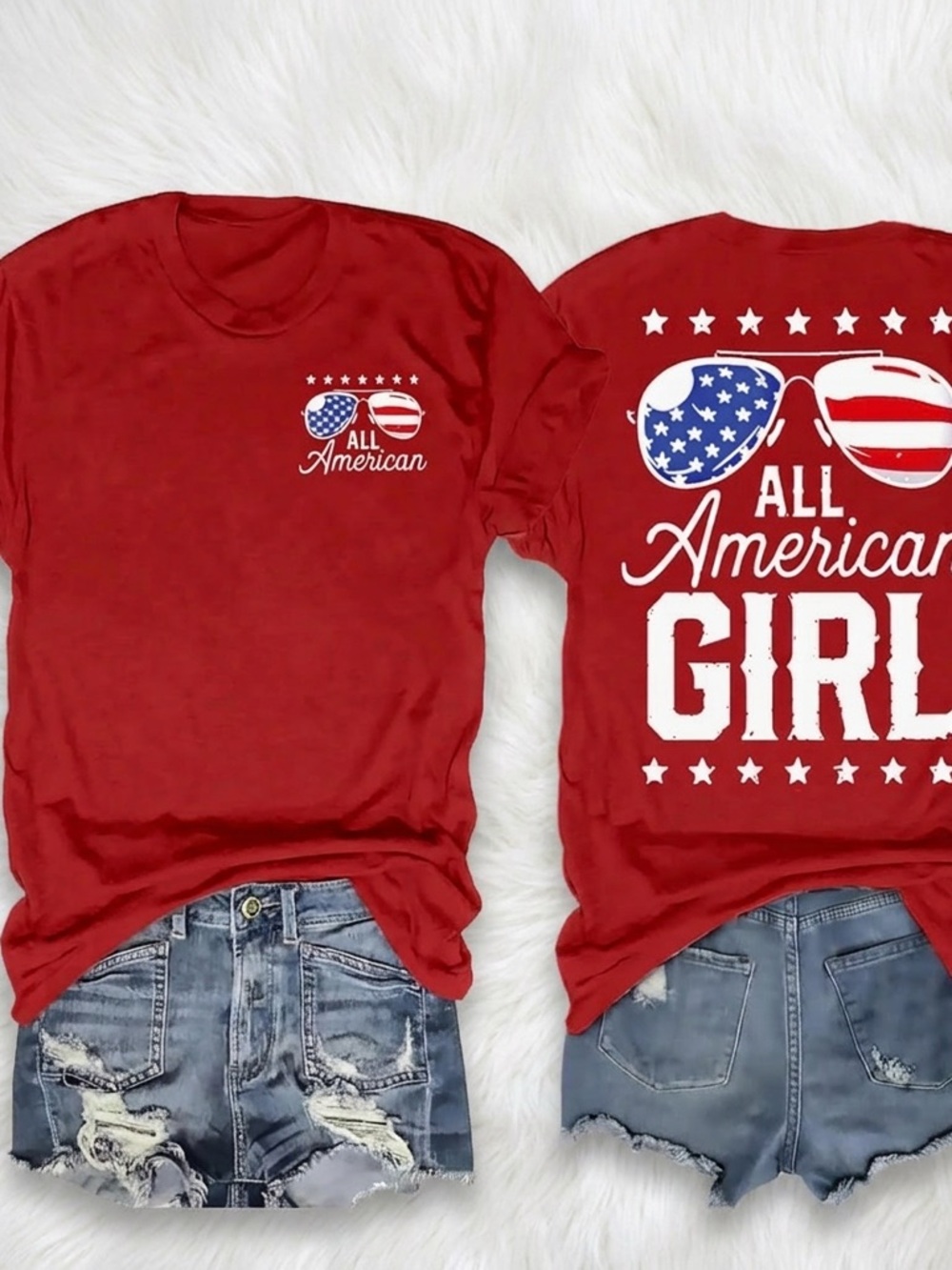 All American girl tee